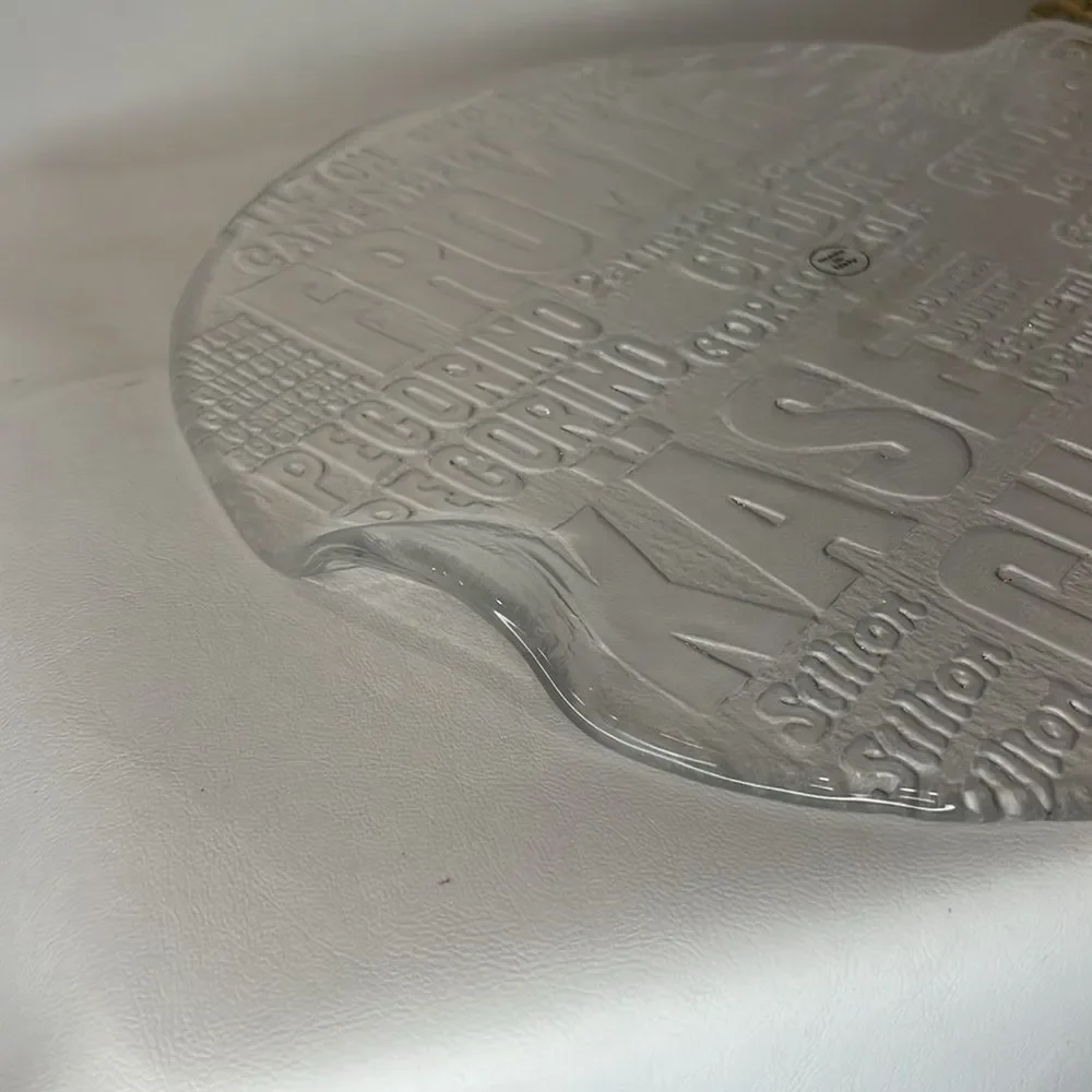 Chartecurie Tray 11 1/2 Serving Cutting Platter Saucers 7 1/4 In Embossed Italy
